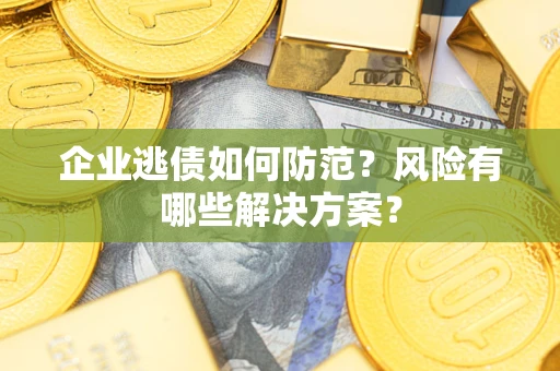 北京企业逃债如何防范？风险有哪些解决方案？