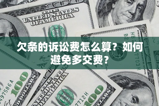 北京欠条的诉讼费怎么算？如何避免多交费？