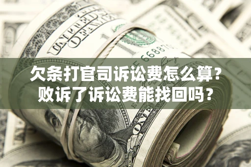 北京欠条打官司诉讼费怎么算？败诉了诉讼费能找回吗？