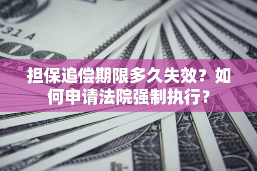 北京担保追偿期限多久失效？如何申请法院强制执行？