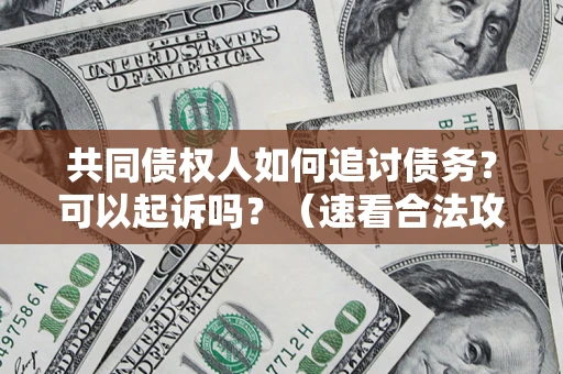 北京共同债权人如何追讨债务？可以起诉吗？（速看合法攻略）