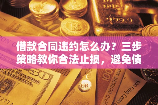 北京借款合同违约怎么办？三步策略教你合法止损，避免债务危机升级